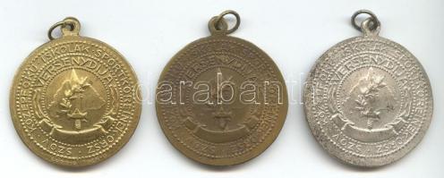 1930. "Középfokú Iskolák Sportköreinek Orsz. Szöv. Versenydíja" arany, ezüst, bronz fokoza...