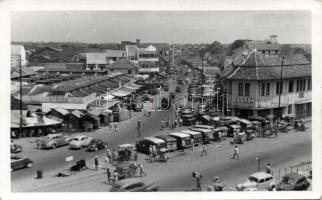 Indonesian town view postcard