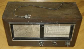 Háború előtti működőképes, világvevő Telefunken A55 WK rádió /  Vintage Telefunken radio. Works.