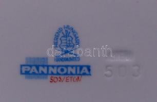 Komplett 6 személyes Eton-mintás Herendi étkészlet és kávéskészlet 4x6 tányér + 6 csésze alátéttel, ...