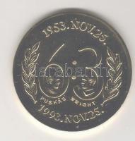 1993. "6:3 - Puskás-Wright" aranyozott fém, díszdobozban T:PP