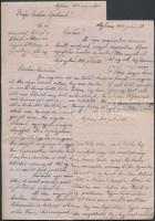 1944 Zsidó M. kir. 109/33 tábori munkásszázadi levelek, levelezőlapok, fényképek