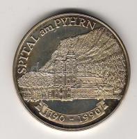 1990. "Köszönet a magyar értékek megőrzéséért" ezüst 33,3g, díszdobozban tanúsítvánnyal T:...