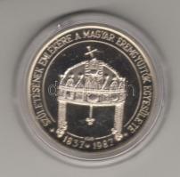 1987. "Erzsébet királyné" ezüst 35,8g, díszdobozban T:PP