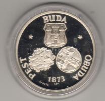 1973. "Budapest" ezüst 21g, díszdobozban T:PP