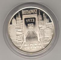 1973. "Budapest" ezüst 21g, díszdobozban T:PP