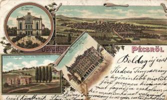 Pécs Takarék pénztár, Tettye és a várrom (b)