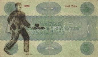 1919.május 19. 5K "Az Osztrák-Magyar Bank..." gúnyrajzzal T:II-