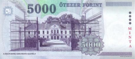 2006. 5000Ft "MINTA" felülnyomással "BA 0000170" sorozatszámmal! T:I