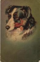 Dog, Wenau Pastell litho (EK)