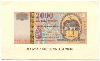 2000. 2000Ft "Millennium" eredeti díszcsomagolásban T:I