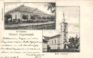 Fegyvernek községháza és templom