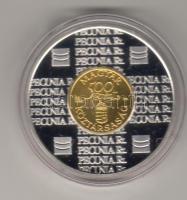 1993. "Pecunia" emlékérem, fém, díszdobozban T:PP
