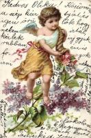 Angel litho (small tear)