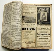 1927 a Textil című magyar német nyelvű textil ipari folyóirat  összefűzve, jó állapotban