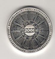 2001. "Vas megyei Munkaügyi Központ" fém, díszdobozban T:PP