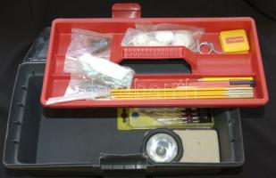 Szerszámos készlet és láda