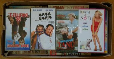 25 db jó állapotú videokazetta, magyar és  amerikai sláger filmekkel , mesékkel pl Tanú,Cabaret...stb