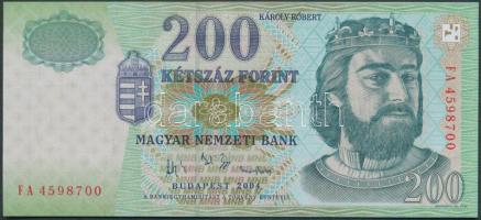 2004. 200Ft "FA" T:I