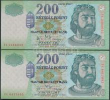 2007. 200Ft "FC" (2x) T:I