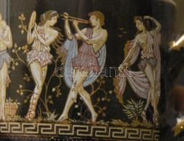 6 személyes görög mintás aranyozott kávés szett eredeti dobozban /
greek coffee sett