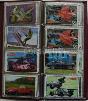 91 db autó , motor témájú darabos rágópapír berakóval