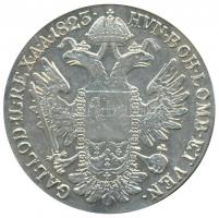 Ausztria / magyar verdejel 1823G. Konvenciós Tallér Ag "II. Ferenc" Nagybánya (28.06g) T:2...