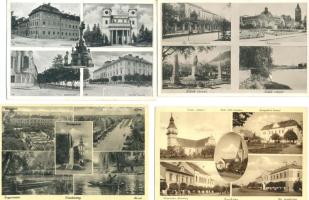 5 db jó minőségű régi magyar városképes lap