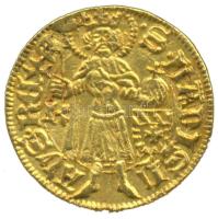 1471-1481. Aranyforint Au "I. Mátyás" Körmöcbánya / K + Címer (3.56g) T:1-,2 Hungary / 1471-1481. Goldgulden Au "Matthias I" Kremnitz / K + Coat of Arms (3.56g) C:AU,XF Huszár: 674, Unger I.: 531(?), C.N.H.II: 204.A