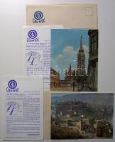 2 db használatlan, budapesti városképes COLORVOX képeslap eredeti borítékjukban, leírásukkal (komolyzenei hanganyag)