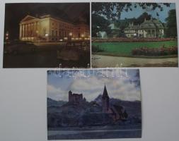 3 db külföldi városképes COLORVOX képeslap