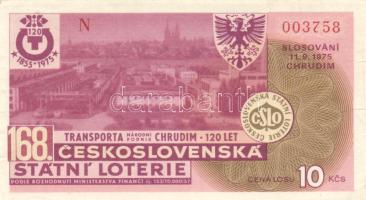 Csehszlovákia 1950-75. 2db különböző sorsjegy T:II Czechoslovakia 1950-75. 2 different lottery tickets C:XF