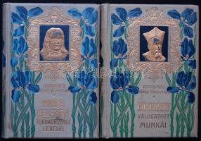 Remekírók képes könyvtára 32 kötet. Szerk. Radó Antal Bp. 1901-1908, Lampel. Kiadói, zöld, liliomos,...