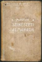 Dr. Ince Henrik: Magyar színészeti almanach  Budapest 1902.