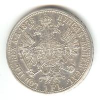 Ausztria 1878. 1Fl Ag "Ferenc József" T:2 ph. Austria 1878. 1 Florin Ag "Franz Joseph" C:XF ph.
