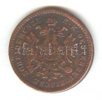 Ausztria/olasz verdejel 1859V 1Kr T:3/3+
Austria/Italian mint mark 1859V 1 Kreuzer C:F/VF