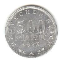 Német Birodalom/Weimari Köztársaság 1923A. 500M Alu T:2
Germany/Weimar Republic 1923A. 500 Mark C:XF