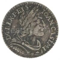 Lengyelország 1650. Ort Ag "II. János Kázmér" Fraustadt (5.51g) T:2- / 
Poland 1650. Ort (...