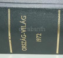 1972 Ország Világ c. folyóirat teljes évfolyama bekötve, jó állapotban