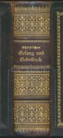 Régi gót betűs német Biblia , Mezőberény 1905. Aranyozott, dombornyomatos bőr kötésben