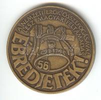 1993. "56-os Magyarok Világtalákozója" Br emlékérem (42mm) T:1-