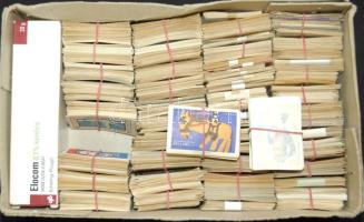 4500 db csehszlovák gyufacímke dobozban