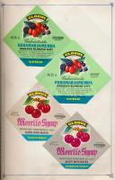 532 db üdítőital címke füzetben