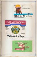 532 db üdítőital címke füzetben