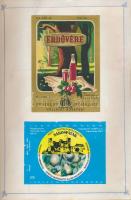 532 db üdítőital címke füzetben