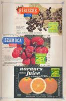 532 db üdítőital címke füzetben