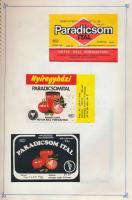 532 db üdítőital címke füzetben