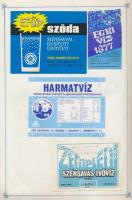 532 db üdítőital címke füzetben