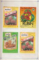 532 db üdítőital címke füzetben