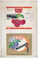 532 db üdítőital címke füzetben